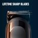 King C. Gillette Cordless Beard Trimmer Kit for Men - Lifetime Sharp Blades, 3 Combs, UK Plug - Gifts for Men - Buy Online on SooperMarket.com