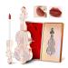 Gireatick Velvety Red Long Lasting Matte Lipstick Waterproof Mist Liquid Lipstick with Unique Violin Design & Gift Box - Buy Online on SooperMarket.com