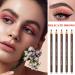 Waterproof Eyebrow Pencil Set - Dark Brown | Microblading Eyebrow Pen for Makeup and Tattoo | Includes Trimming Tool - Buy Online on SooperMarket.com