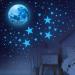 Glow in the Dark Stars and Moon Wall Decals - Kids Ceiling Stars for Nursery, Bedroom, Living Room - Buy Online on SooperMarket.com