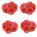 Ornaments for Aquariums 4 Pieces Artificial Coral Ornament Coral Underwater Plant for Fish Tank Decoration (Red)