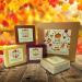 Handmade Bath Soap Set - Pumpkin Spice Cranberry Oatmeal & Orange Cinnamon - 4 Full Sized 5oz Soaps with Organic Shea Butter - International Shipping Available - Buy Online on SooperMarket.com