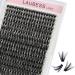 Individual Lashes 300 Pcs LAUBESS Lash Clusters Individual Eyelash Clusters Eyelash Extension Kit False Lashes Individual Cluster Lashes Mix (50D-0.07C-8-15mm) 50D-0.07C Mix 8-15mm