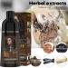 Dark Brown Hair Dye Shampoo - 3 In 1 Instant Gray Coverage | Herbal Hair Color for Men & Women (500mL - Buy Online on SooperMarket.com