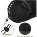 Allyreetress Yaki Drawstring Ponytail with Bangs - Long Yaki Straight Ponytail Extension for Black Women Synthetic Hairpiece Clip in Ponytails Extension for Daily Party Use (black) 20 inches with bangs black - Buy Online on SooperMarket.com