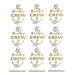 Bachelorette Bride to Be Nautical Temporary Tattoos - 100+ Gold Metallic Designs - Bride's Crew, Nauti Bride, Last Fling - Perfect for Engagement & Bachelorette Party - Waterproof & Nontoxic - Buy Online on SooperMarket.com