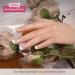 Danni & Toni Half Hardened Gel Nail Films - Crystal Frost White & Transparent French UV Nail Wraps | Semi-Hardened Nail Design Stickers (28 Pack) - Buy Online on SooperMarket.com