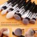 BEILI Makeup Brushes Make Up Brush Set Professional 30 PC Natural Goat Hair Makeup Brush Foundation Face Powder Blush Eyeshadow Brushes Concealers Eye Make Up Brush Set Black/Silver - Buy Online on SooperMarket.com