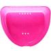 Slim Orthodontic Dental Case - Colour & Glitter Choices for Retainers Bleaching Trays Dentures & More (Glitter Pink) - Buy Online on SooperMarket.com