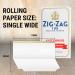 Zig-Zag - Slow Burning Rolling Papers Carton of 25 packs 100 Leafs per Pack Size Single Wide (Regular) (2 Sizes) Available Kut Corners Easy Rolling 100% Natural Gum Arabic No Bleach Authentic (White) - Buy Online on SooperMarket.com