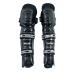 MyLEC MK5 Street/Dek Shin Pad Lightweight & Durable Hockey Accessories 360 Velcro Straps Hard Front Shells Breatahable Material Metatarsal Padding Ice Hockey Shin Guards Foam Rubber 15 '' Black