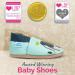 Blue Elephant Baby Shoes | Soft Sole Leather Toddler Shoes 0-6 Months | Baby Boy & Girl Walking Shoes - Buy Online on SooperMarket.com