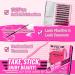 PRO Self Adhesive Eyelashes Kit - 120pcs Lash Clusters & Essentials | Easy Home Application | Lash Fixative Remover & Applicator Included - Begonia D-10-18mix - Buy Online on SooperMarket.com