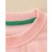 Girls Christmas Pink Sweatshirt | Cotton Top for Kids | Long Sleeve Pullover | Toddler Clothes Ages 1-12 - Buy Online on SooperMarket.com