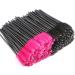 400 PCS Disposable Eyelash Mascara Brushes Makeup Brush Wands Applicator Makeup Kits (Black&Rose red)