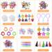 WIVOWI 5800+ Loom Bands Bracelets Making Kit - 24 Colors Premium Quality Rubber Bands Refill Kit for Kids DIY Gift - Buy Online on SooperMarket.com