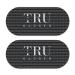 TRU BARBER Hair Grippers  for Men and Women - Salon and Barber  Hair Clips for Styling  Sectioning  Cutting and Coloring  Nonslip Grips  Hair holder (Black/White)
