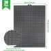 30 Pack 7 Count Black Plastic Mesh Canvas Sheets for Embroidery & Crafting - Buy Online on SooperMarket.com