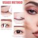 LINXINS 2PCS Double Eyelid Styling Cream Double Eyelids Modeling Cream Double Eyelid Shaping Styling Cream Long Lasting Waterproof Double-fold Eyelids Cream with 2 Brushes - Buy Online on SooperMarket.com