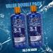 Men's 3-in-1 Body Wash Shampoo Conditioner Combo - Shower Gel for Body, Hair & Face - Paraben & Sulfate Free - 2 Pack - Buy Online on SooperMarket.com