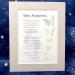 Baby Foot Print Memorial Memory Mounts with Poem | Keepsake Gift for Nursery Decor - Buy Online on SooperMarket.com