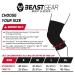 Beast Gear Sleeves - Premium 5mm Neoprene Compression Knee Bandages for Weightlifting CrossFit & Run - XL Support & Protection - Buy Online on SooperMarket.com
