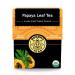 Buddha Teas Organic Papaya Leaf Tea - OU Kosher, USDA Organic, CCOF Organic, 18 Bleach-Free Tea Bags