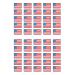 50 Edible American Flag Cupcake Toppers Mini USA Flag Cake Decorations Stars And Stripes Decorations Olympics Party Decorations World Flags 4th Of July Patriotic Independence Memorial Veterans