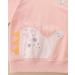 Girls Dinosaur Sweatshirt | Cotton Top for Kids | Long Sleeve Pullover | Age 4-5 Years - Buy Online on SooperMarket.com