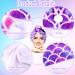 2 Pack Microfiber Hair Towel Wrap for Kids & Women - Super Absorbent & Quick Dry Hair Turban for Curly, Long, Thick Hair - Anti-Frizz Twisty Hair Towel - Mermaid Design - Buy Online on SooperMarket.com