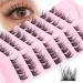 Natural Cluster Lashes Cat Eye Eyelash Extensions Wispy Individual Lashes Mink False Eyelashes DIY Lash Extensions by Geeneiya Fairy