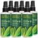Desert Essence Soothing Relief Spray 4 fl oz (Pack of 6) Gluten Free Vegan - Inherently Cleansing Australian Tea Tree Oil for Sunburn Insect Bites Minor Scrapes & Tired Aching Feet