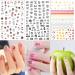 Konsait Mixed Nail Stickers (1200+ Designs) - Flower Animal/Fruit/Mermaid 3D Nail Art Decals for Women, Girls, Kids - Self-Adhesive Tips for Birthday Party Favors - Buy Online on SooperMarket.com