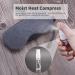 Portable USB Heated Steam Eye Mask with Ice Gels - Mother's Day Gift - Gray - Buy Online on SooperMarket.com