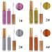 Long-lasting DekRion Green Glitter Eyeliner - Waterproof Eye Makeup | High-pigmented Liquid Eyeliner in Silver, Gold, Pink & Green - Buy Online on SooperMarket.com