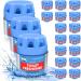 48pk Ocean Blue Toilet Fresheners 70g - 1000 Flushes, Limescale Prevention - Toilet Cistern Blocks - Buy Online on SooperMarket.com