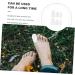 Silicone High Heel Protectors 8 Pairs - Foot Pain Relief & Comfort - White 6x3cm - Buy Online on SooperMarket.com