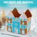 Winter Castle Gingerbread House Kit with Candy, Icing, and Fondant - DIY Gingerbread House Decorating Kit with Holiday Stickers Included - Buy Online on SooperMarket.com