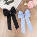 2 Pack Bow Hair Clips Black Hair Bows for Women Girls Large Bow Clips Hair Barrette Hair Accessories(Black Blue) - Buy Online on SooperMarket.com
