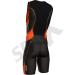 Sparx Men's Triathlon Suit | UV Protective Italian Fabric | 2 Pockets | Swim-Bike-Run Trisuit - Black/Orange (Small) - Buy Online on SooperMarket.com