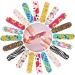 JSRQT Mini Nail Files Bulk Double Sided 100 Mini Nail Files for Natural Acrylic Fake Nails Emery Boards for Nails Nail Filer Professional Nail File Buffer Set Nails Accessories 150 Grit(10 Colors)