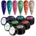 SAVILAND Glitter Gel Nail Polish Set - 6 Colors Big Glitter Gel Polish Kit Popular Sequins Nail Gel for Professional Manicure Nail Design Kit for DIY at Home A-Big Glitter-2