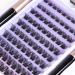 90 Clusters DIY False Eyelashes Kit - Reusable Soft Natural Russian Lashes Extensions - Clear Glue Included - 10-16mm C CC D Curl - Buy Online on SooperMarket.com