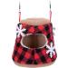 ZYP 2 Pack Winter Bird Nest & Snuggle Cave Hanging Hammock Cage - Cozy Hideaway Sleeping Bed for Parakeet, Cockatiel, Conure, Cockatoo, Macaw - Christmas Special - Buy Online on SooperMarket.com