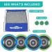 WIn SPORTS Trampoline Paddles Disc Indoor Outdoor Game for 4 Players Camping Game for Kids  Adults Couples  Friends Family  Includes 4 Rackets  3 Rubber Koosh Balls 1 Storage Bag - Buy Online on SooperMarket.com