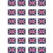 24 PRECUT Union Jack Flags British Flag Edible Cupcake Toppers - Premium Thickness SWEETENED VANILLA - wafer card disc cake decorations - Buy Online on SooperMarket.com
