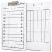 Murray Sporting Goods Dry Erase Double-Sided Football Coaches Clipboard