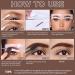 Buy Eyebrow Stamp Stencil Kit - Waterproof Brow Powder 12 Reusable Cards & Brushes | Perfect for Women | Natural Brown #2 - Buy Online on SooperMarket.com