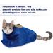 Weewooday Cat Grooming Washer Mesh Bag - 2 Pack Breathable Adjustable Muzzles for Bathing, Nail Trimming, and Feeding - Scratch-Resistant Restraint Bag in Blue - Buy Online on SooperMarket.com