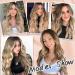 Mabufun Middle Part Curly Synthetic Wig - Ombre Blonde | Heat Resistant Fiber, Natural Look for Daily & Party Wear - Buy Online on SooperMarket.com